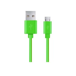 Cablu USB 2.0 A tata - micro B 0.5m verde