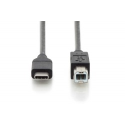Cablu USB 2.0 type C tata - USB B tata 1.8m