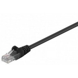 Cablu UTP Goobay Patch cord cat.5e 0.25m negru
