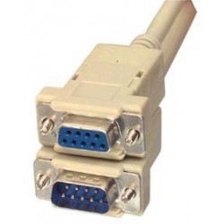 Cablu serial prelungitor D-SUB 9mama-9tata, 10m 1:1 LA COMANDA